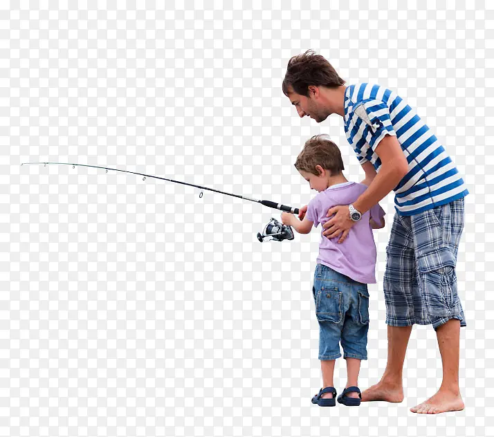 钓鱼父子