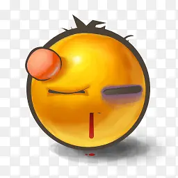 被打的表情