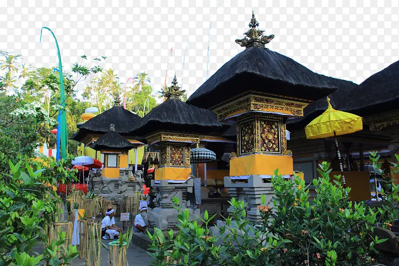 巴厘岛神泉庙