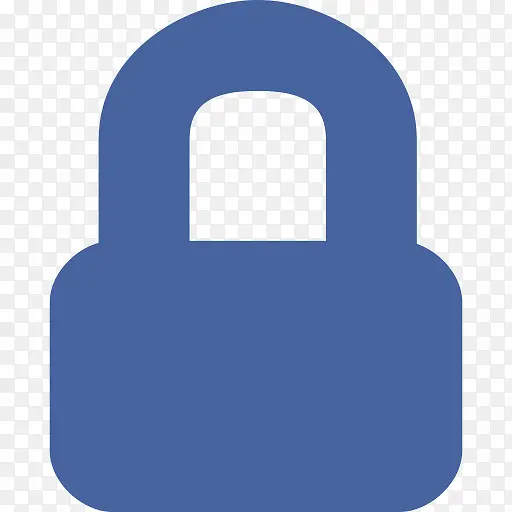 锁定隐私安全脸谱网的SVG图标