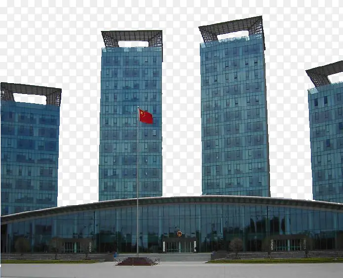蓝色政府大楼