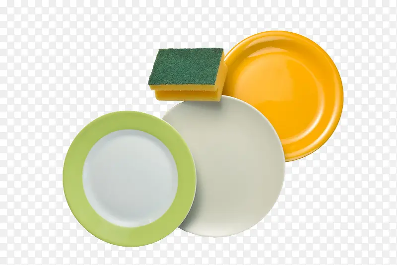 清洗彩色餐具瓷盘