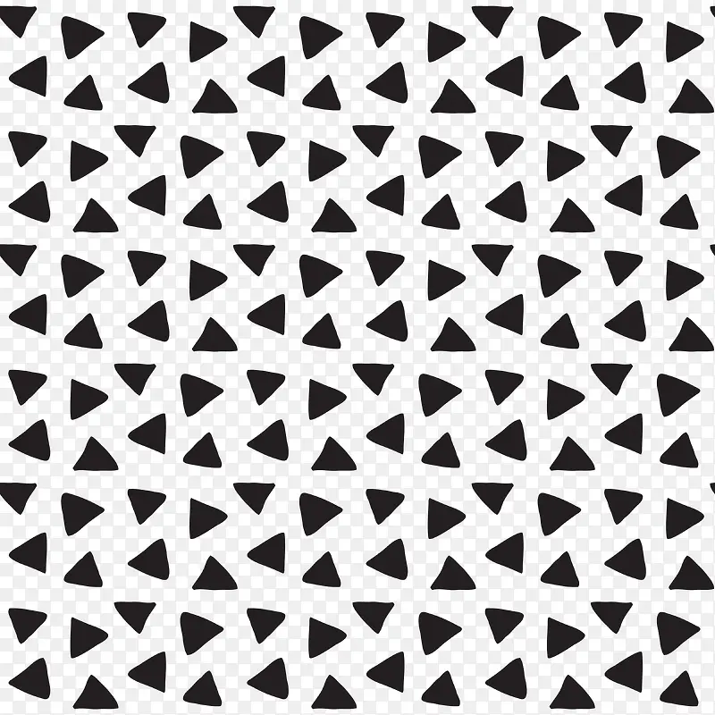 黑色三角形密集