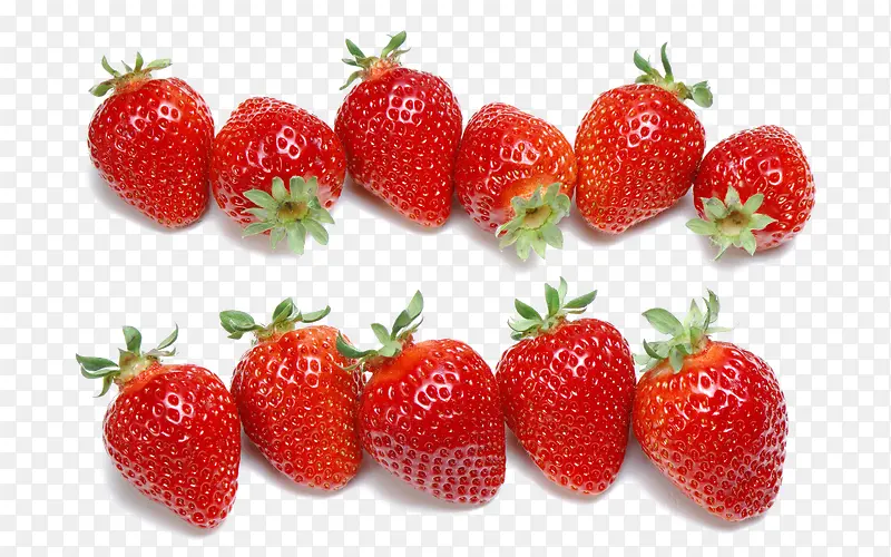草莓水果两排水果