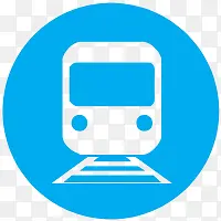 火车awt-travel-blue-icons