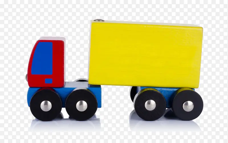 黄色玩具货车