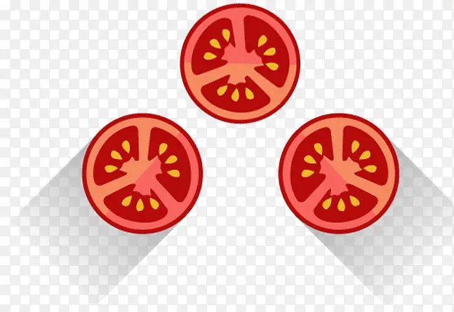 红色番茄食物图标