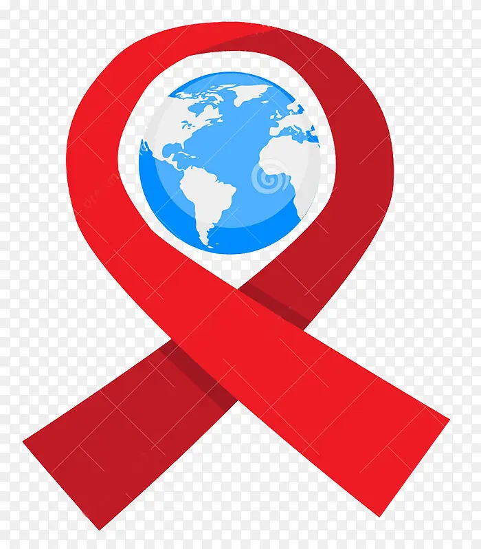 可爱世界艾滋病日图形