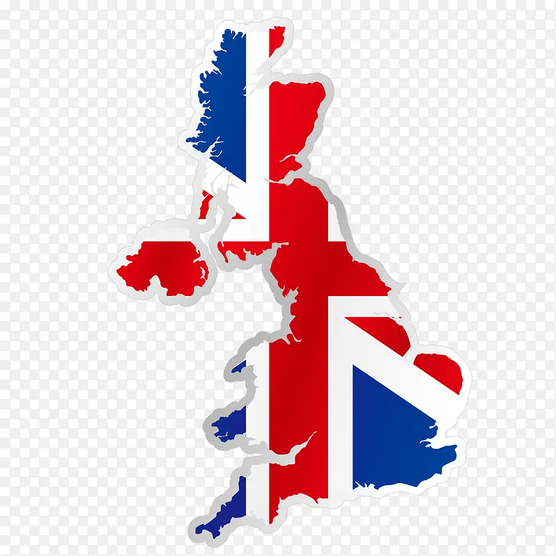 矢量旗标英国国土