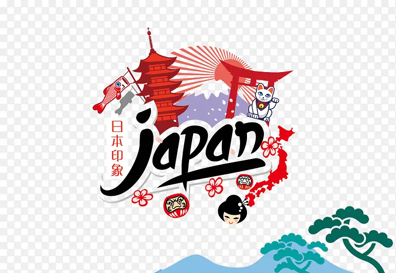 日本旅游印象设计图
