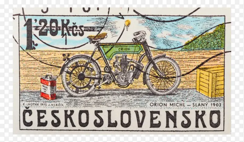 自行车邮票