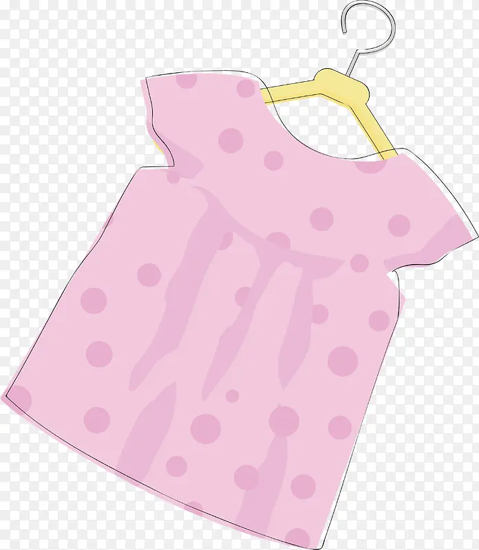 粉色女孩服装素材图