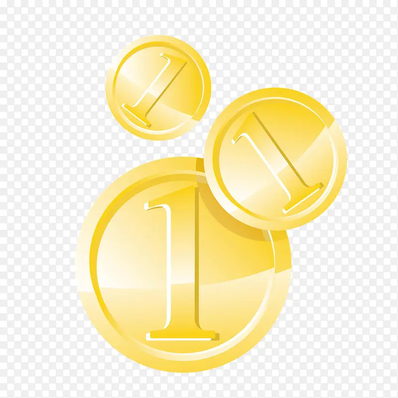 金黄色1分硬币PNG图片素材下载_图片编号ylmmpddq-免抠素材网