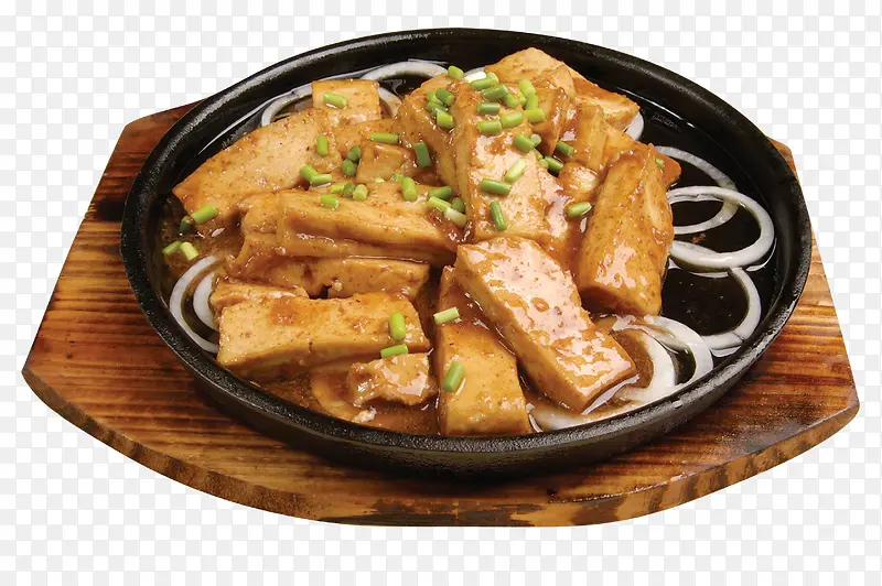 铁板虾酱豆腐