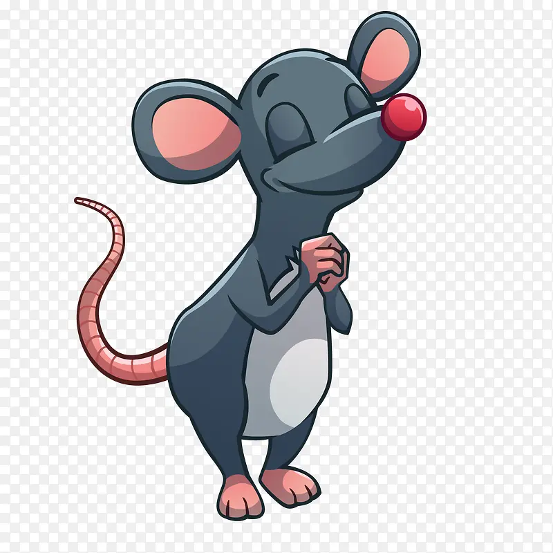 卡通可爱的小老鼠设计