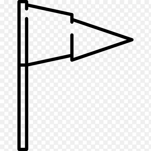 三角旗图标