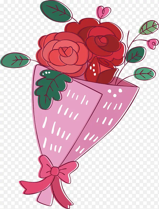 玫瑰花束设计