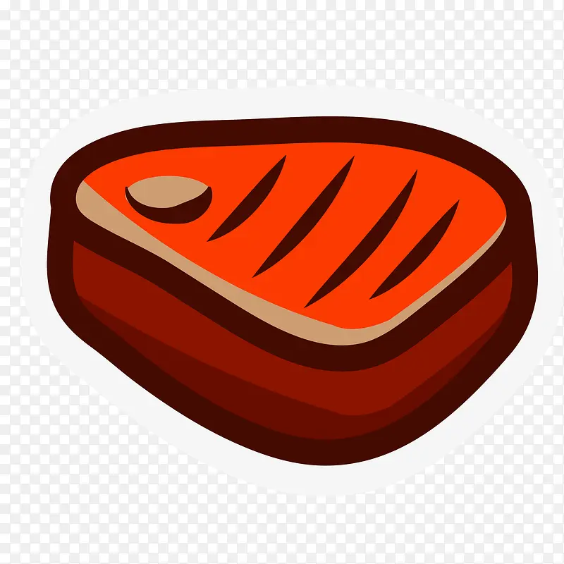 卡通烤肉食物设计