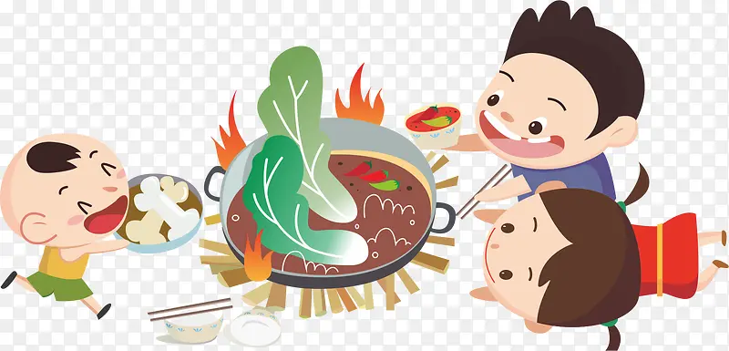 吃饭的孩子