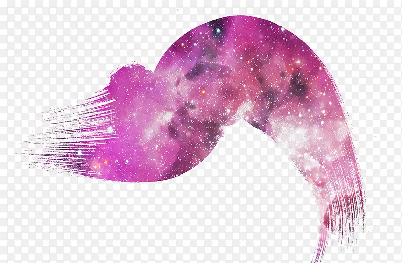 红色渐变色星空
