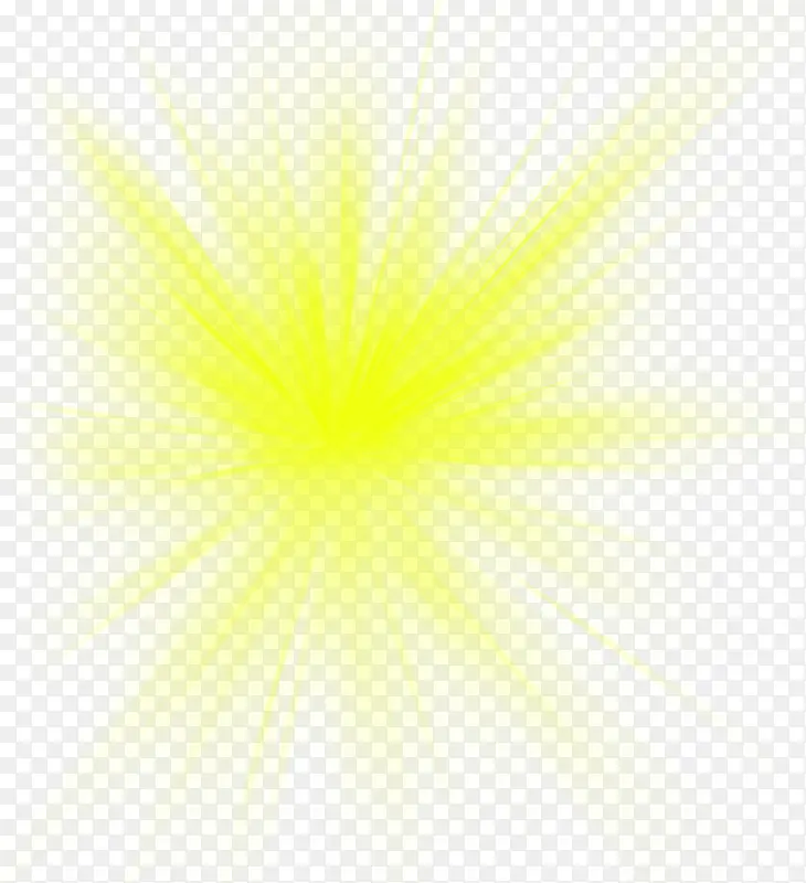 黄色创意合成放射性光效