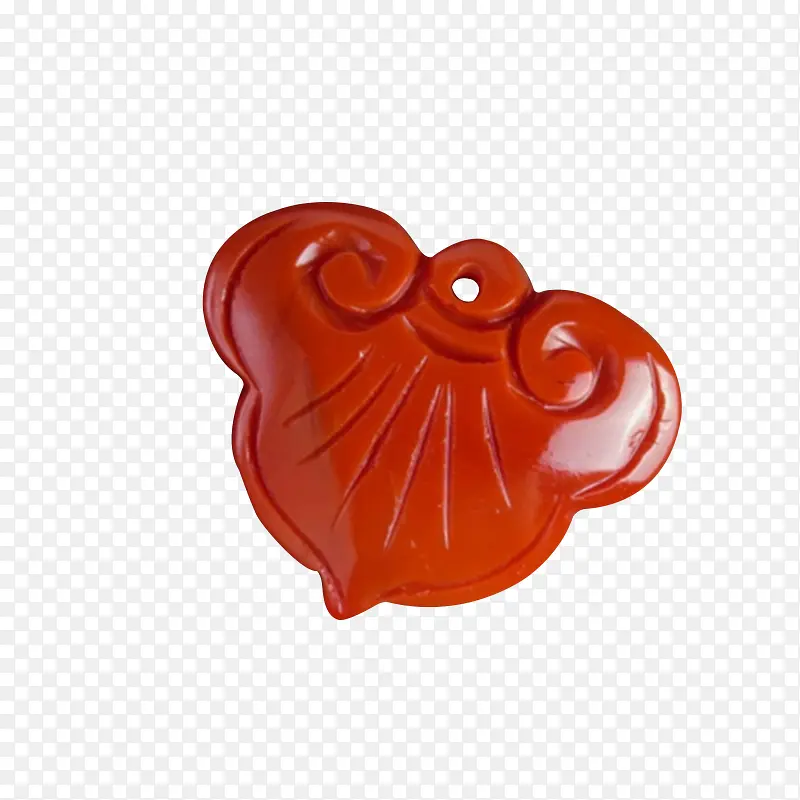 红色古纹形状南红玛瑙