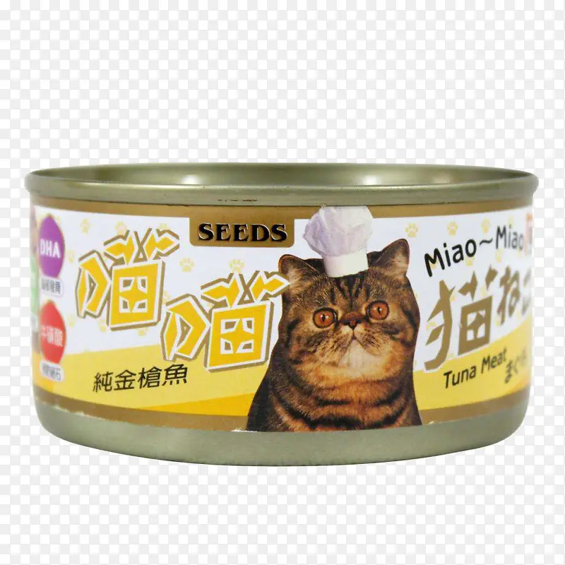 喵喵猫咪食用猫罐头