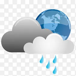 天气阵雨散晚上milky-2.0-icons