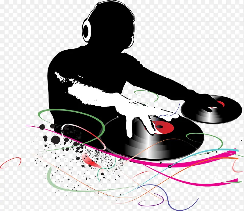 多彩线条DJ