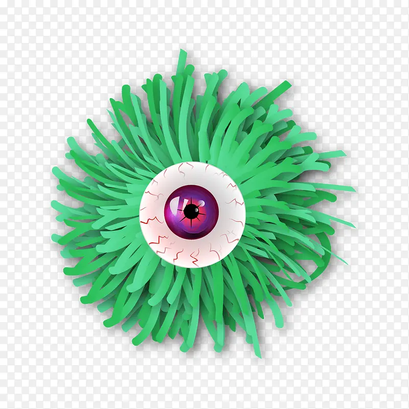 矢量恐怖眼球
