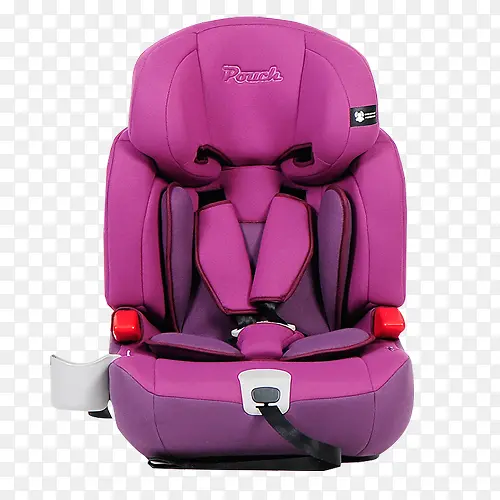 紫色车上儿童座椅