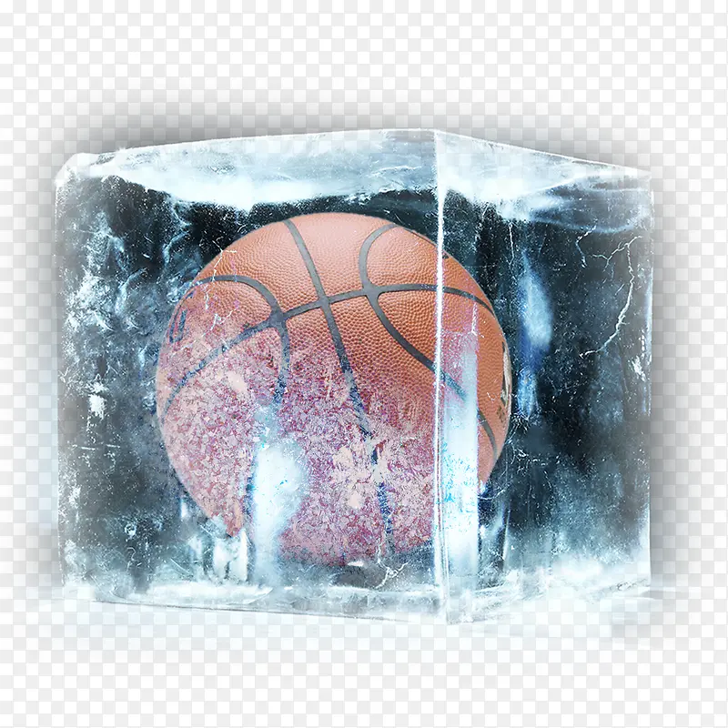 冰粒里的篮球