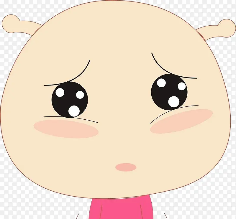 粉色可怜小猪表情
