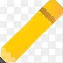 铅笔黄橙色的谷歌