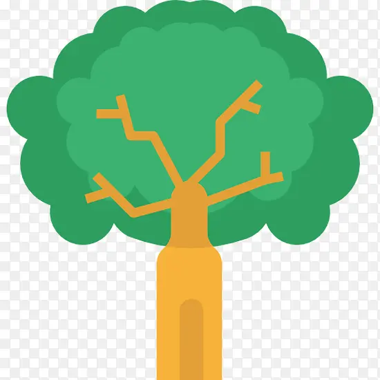 绿色榕树
