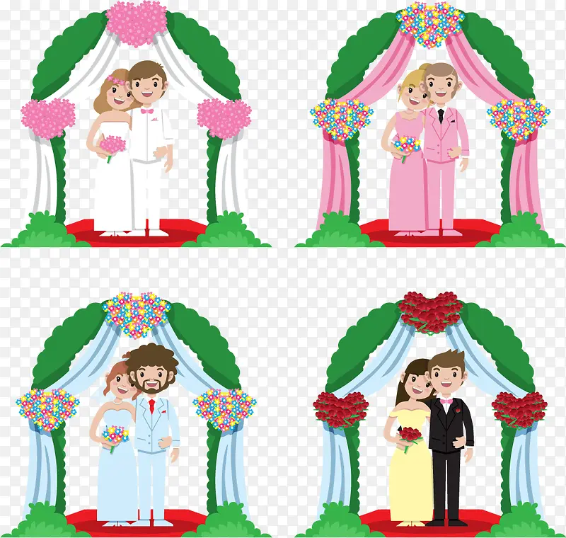 婚礼拱形花门