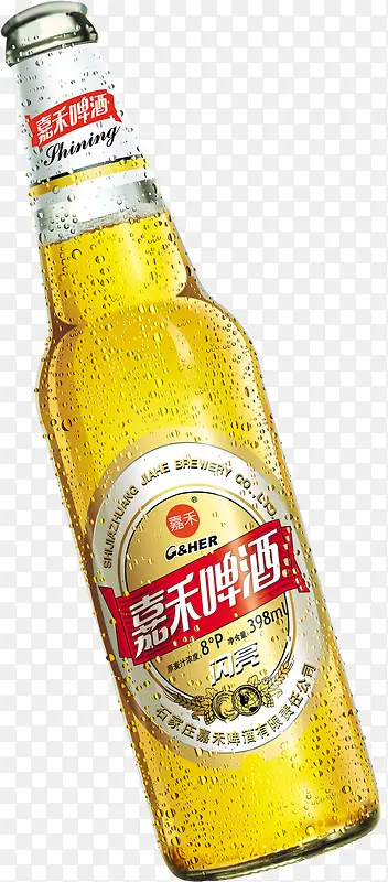 黄色高清嘉禾啤酒