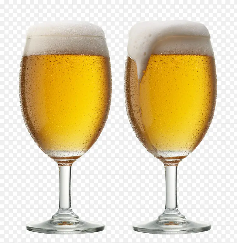 两杯啤酒