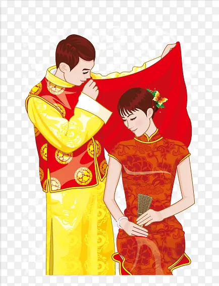 中式婚纱照