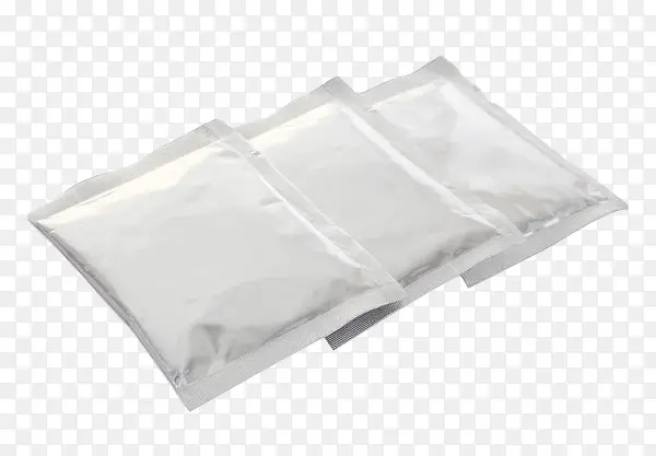 手绘白色塑料密封包装袋