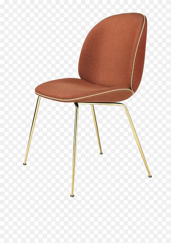 枣红色装饰休闲椅子