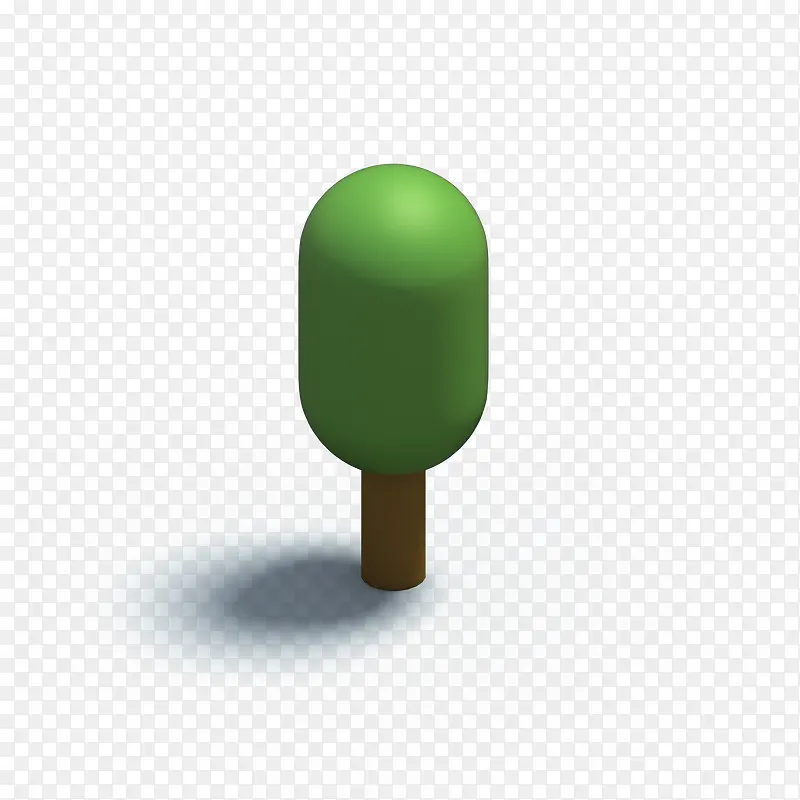 可爱的矮树3D模型