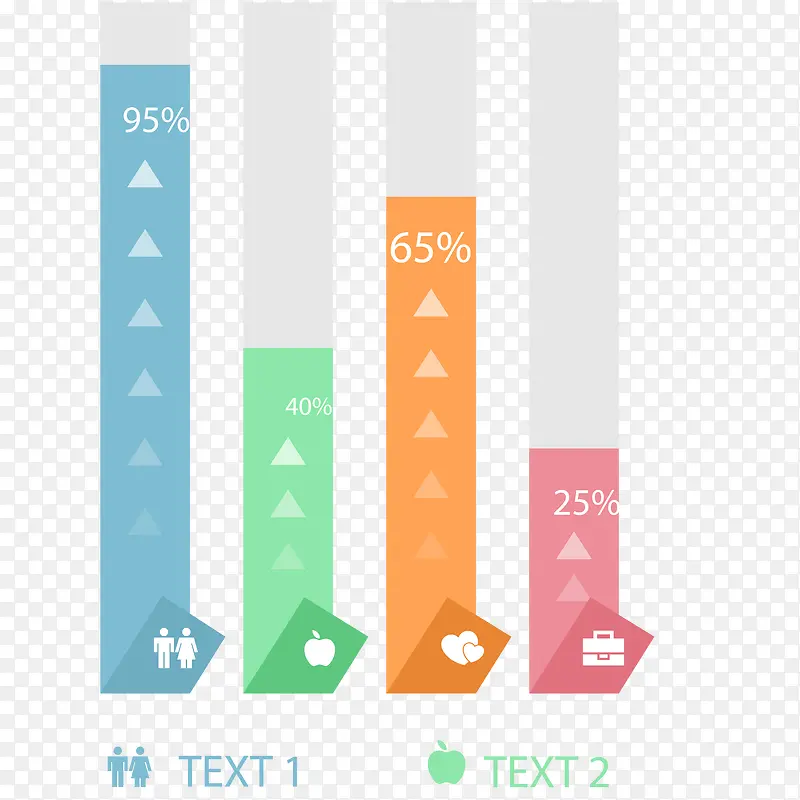 扁平矢量数据表示图