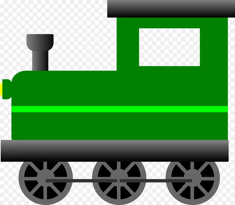绿色的火车头