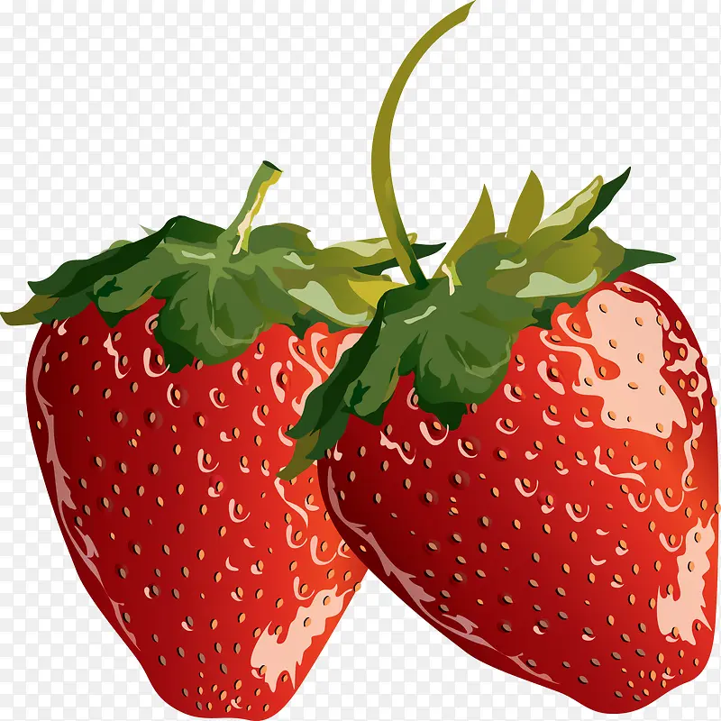 光鲜亮丽草莓