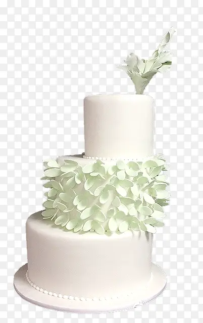 花瓣裱花造型生日蛋糕