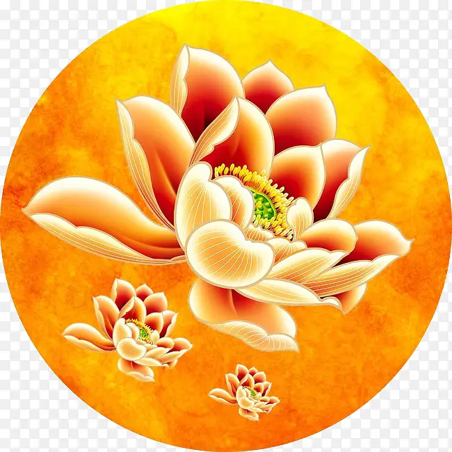 有特色的中国莲花设计元素
