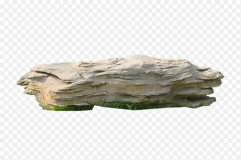 平坦的石头