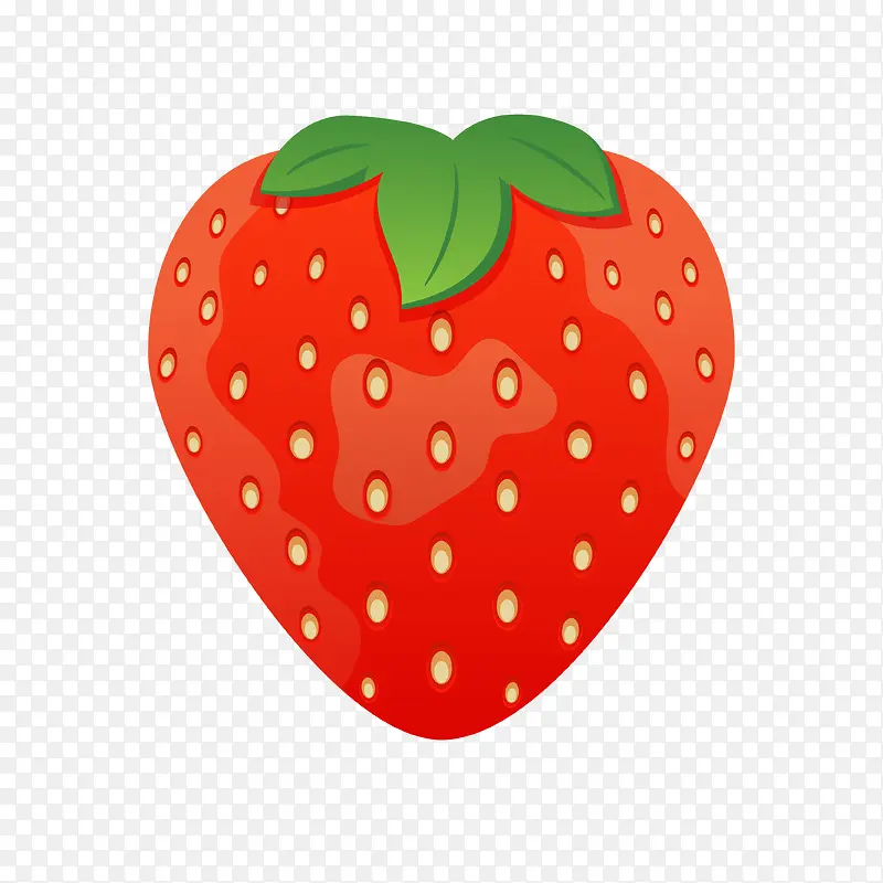 手绘超写实的草莓