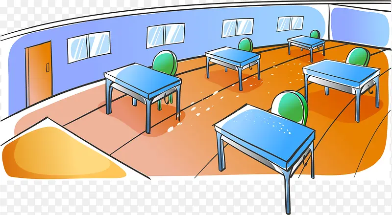 整洁的教室空教室